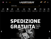 Tablet Screenshot of lacertosus.com